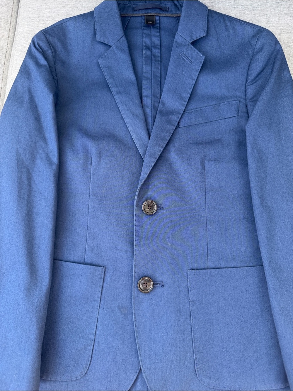 Crewcuts Ludlow Suit Jacket w/ Larusiami Italian Fabric Boys 8